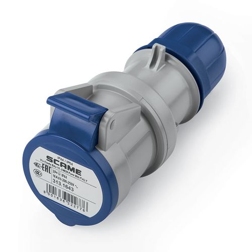 Acople Ip44 2P+T 32A 220V 6H  Serie Optima