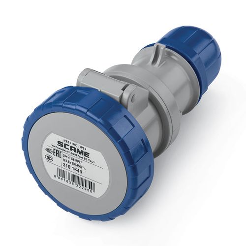 Acople Ip67 2P+T 16A 220V 6H  Serie Optima