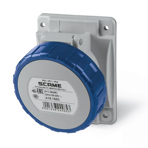 Base Ip67 3P+T 32A 380V 6H