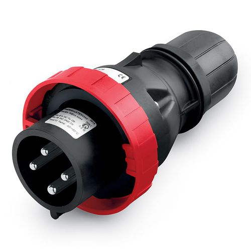 Ficha 32A 3P+T 6H 380-415V -50°C