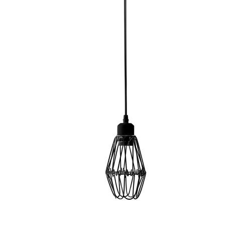 Colgante Vintage FLOR Chica - negro