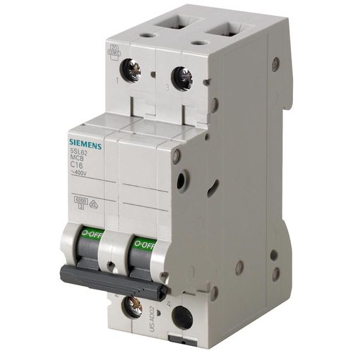 Llave térmica SIEMENS Bipolarolar 25A 6kA Curva C 5SL62257MB
