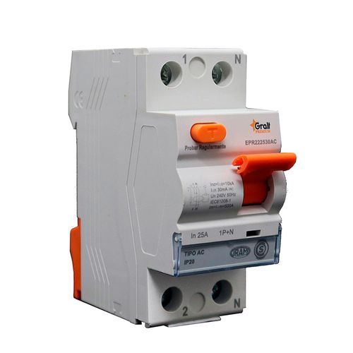 Disyuntor Diferencial 2x25A 1P+N 30ma 10ka