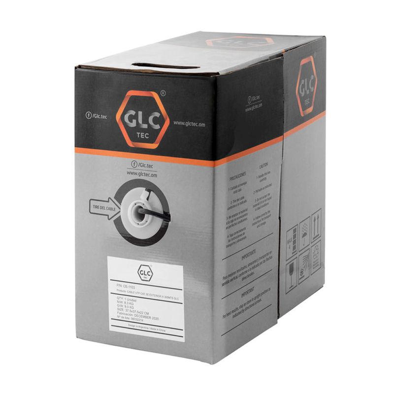 Cable-Utp-Cat-5E-Exterior-Glc-Doble-Vaina-Precio-X-Metro