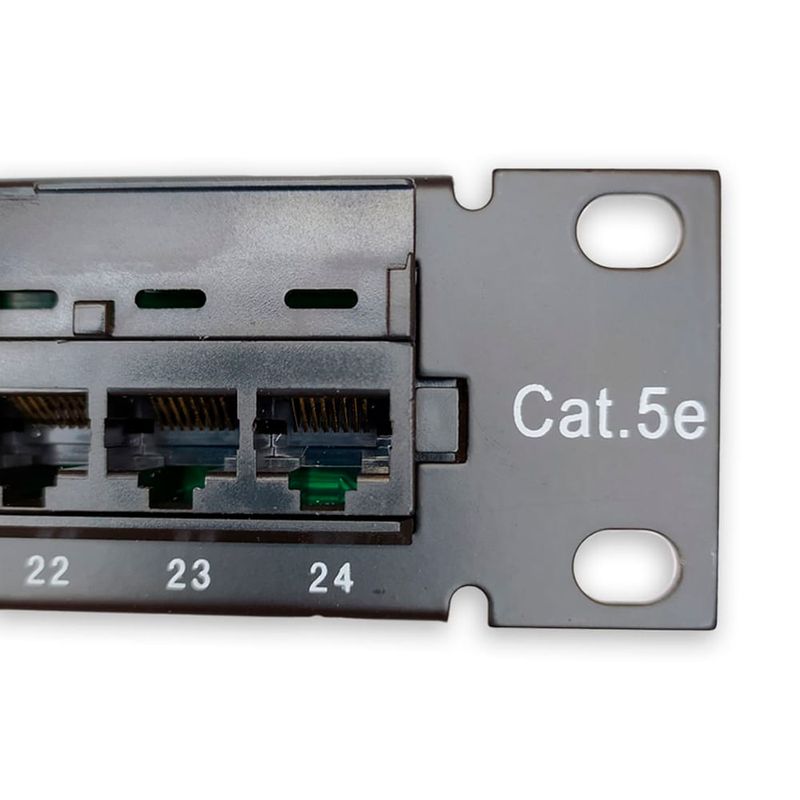 Patch-Pannel-24Ports-Cat-5E-P--Krone-110