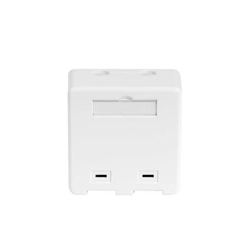 Roseta 2 Ports C/Tapa    Cat5E/6