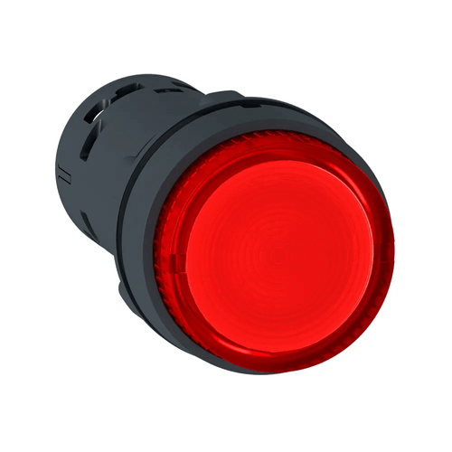Pulsador Luminoso Rojo Led 230Vca 1Nc
