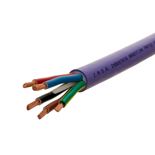 Cable Subterraneo 5x6mm² Violeta PVC x Metro