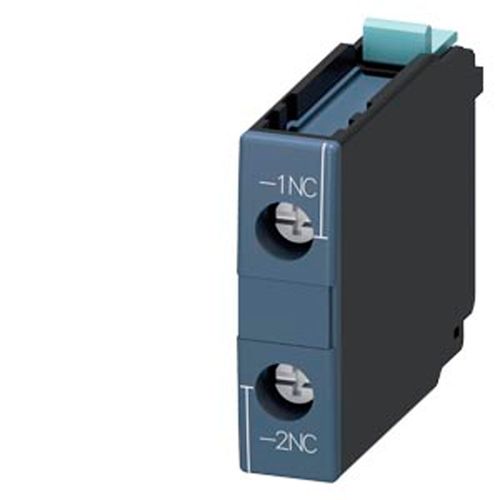 Contactos Auxiliares Para Contactor S6 A S12 1Nc S6 A S12 Frontal 3Rh1921-1Ca01