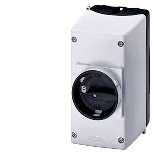 Caja Plastica De Montaje Sobre Pared Acc.Rotativo Negro Ancho 82Mm Para 3Rv S2 3Rv1933-1Da00