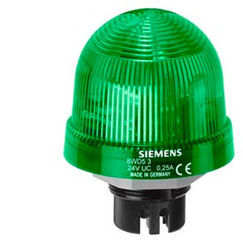 Baliza Individual C/Portalampara Ba15D 24-230V S/Lampara Verde 8Wd5300-1Ac
