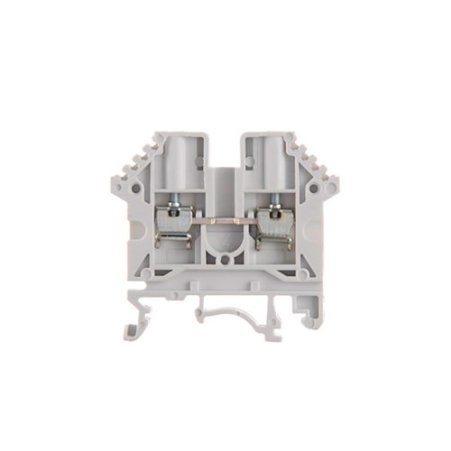 Bornera De Paso 2,5Mm Bpn Gris Zoloda Riel Din