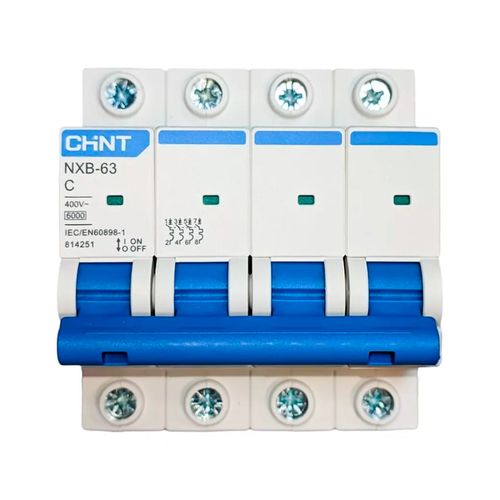 Termomagnetico Chint Nxb-63 4X20A 6Ka Curva C