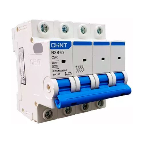 Termomagnetico Chint Nxb-63 4X50A 6Ka Curva C