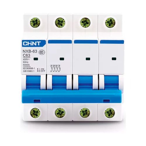 Termomagnetico Chint Nxb-63 4X63A 6Ka Curva C