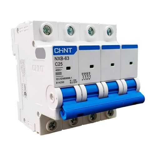 Termomagnetico Chint Nxb-63 4X25A 6Ka Curva C