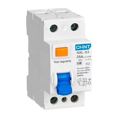Diferencial Bipolar Chint Nxl, 25A - 30Ma - Clase Ac - 6Ka