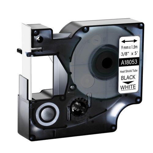 Cinta Rhino Termocontraible Blanco 9 Mm 1.5 M