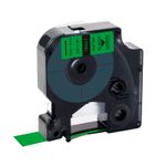 Cinta-Rhino-Vinilo-Verde-Letra-Negra-12Mm-X-55M